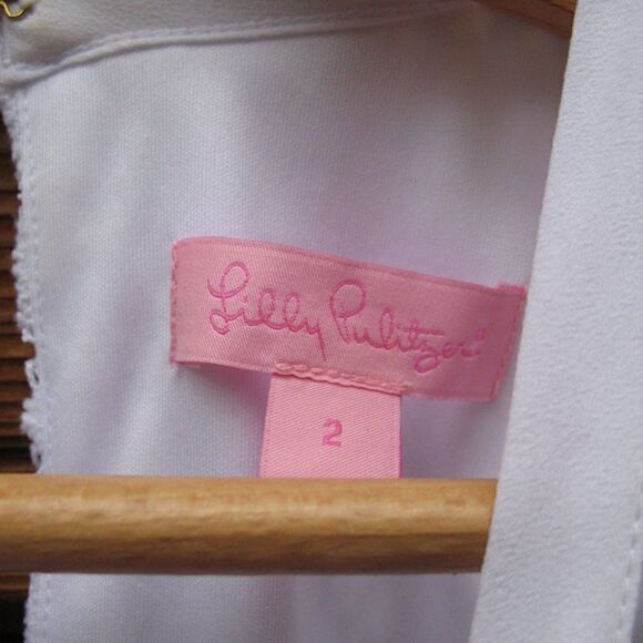 Lilly Pulitzer Floral Crochet Crop Top - Picture 6 of 7